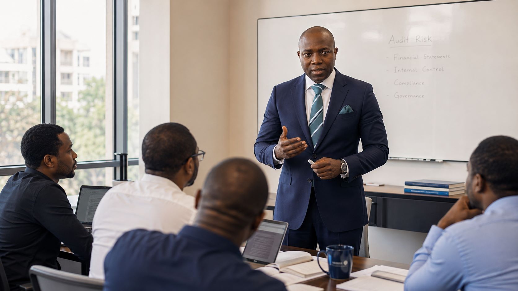 Dr. Julius Olugbade in an academic and professional knowledge setting